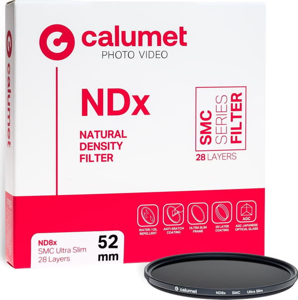 Calumet ND8x SMC 52 mm transparent filter