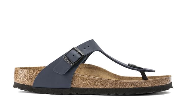 Birkenstock Gizeh blå smal pasform