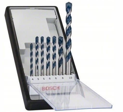 Bosch cyl-5 bor- og skruebits sæt 4-10mm 7 dele