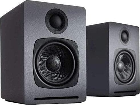 Audioengine A1 sorte højttalere med Bluetooth 5.0