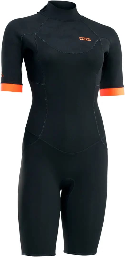 ION element 2/2 shorty back zip våtdräkt svart