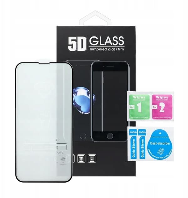 oem 5d full glue tempered glass musta