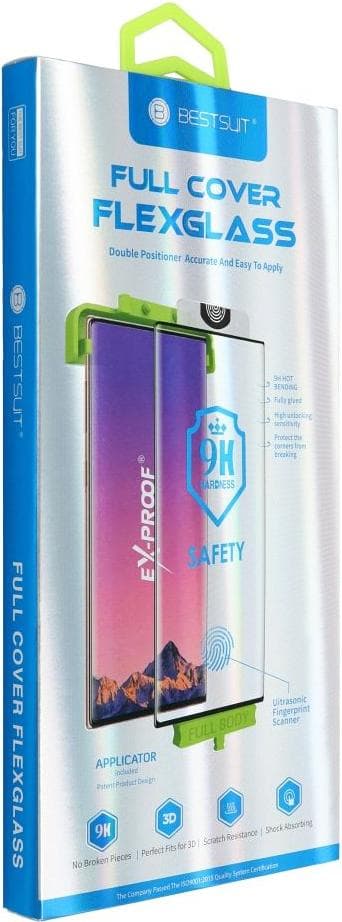bestsuit fleksibel hybridglas 5d sort
