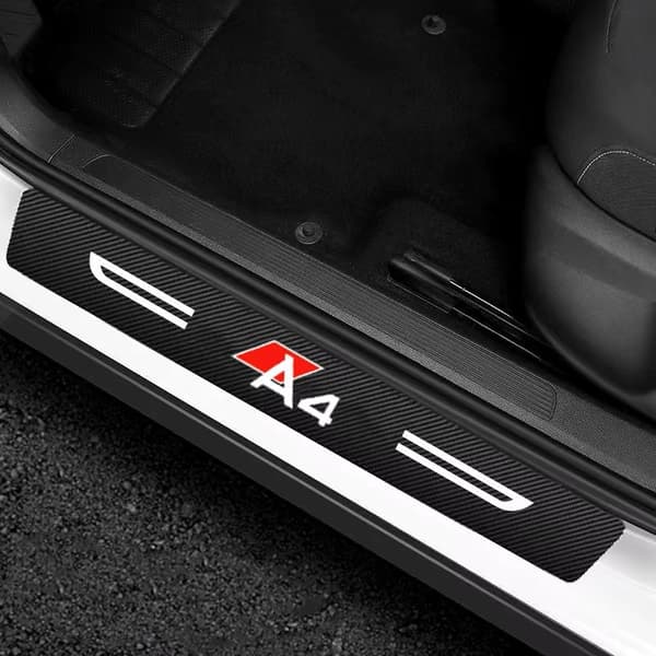Audi A4 tröskelmärken Karbonmöster 4-pack .