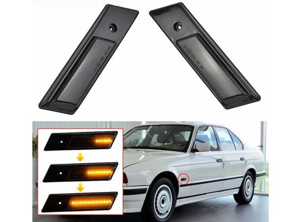 LED dynamisk blinkers BMW E32 E34 E36 Smoke styling 2-pack