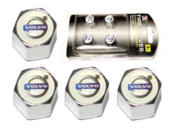 Ventilhattar Volvo vita 4-pack, styling, fint set