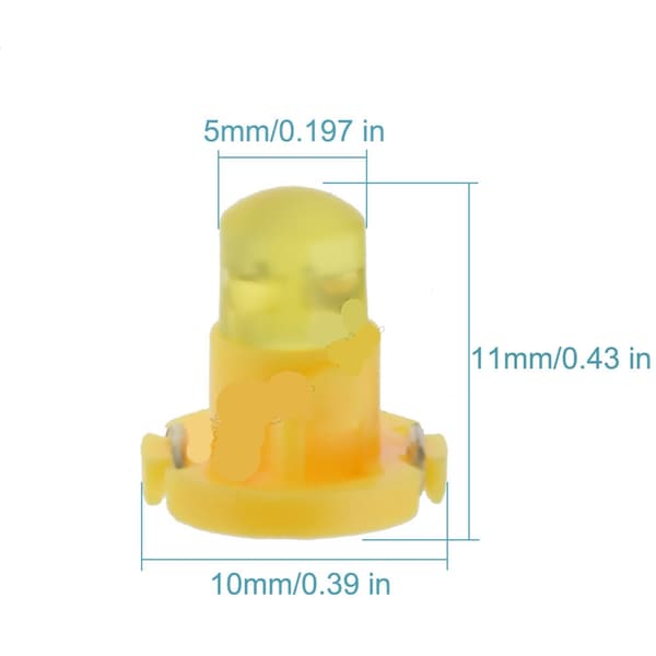 T4.2 T4 Orange Neo Wedge 10-pack led lampor instrument belysning .