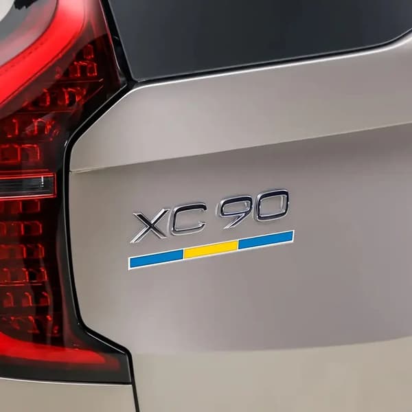 Emblem, blågult, 1-pack till Volvo