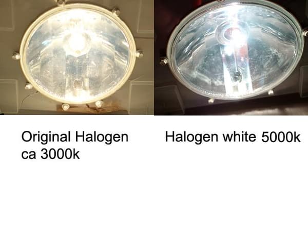 HB4 9006 5000k white halogen 55w lampor
