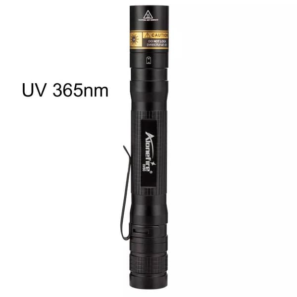 LED UV 365 nm taskulamppu 3 W SV80 LED-lamppu