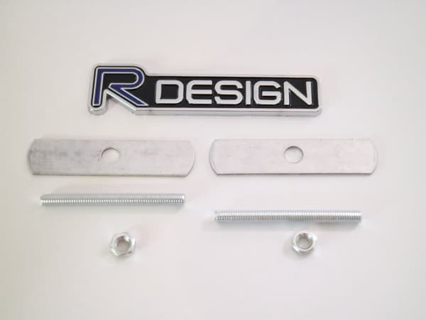 Emblem R-Design grillmärke 1-pack till Volvo .,