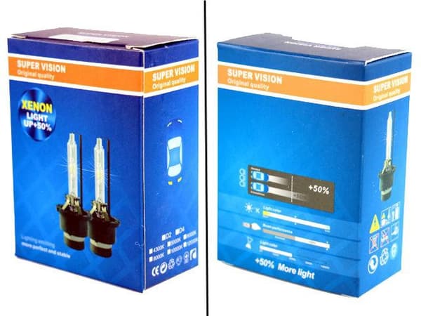 Ksenonlamput +50 % D2R 35W 4300K ​​​​Super Vision