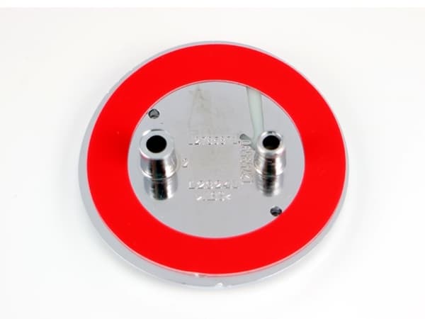 Emblem SAAB 68 mm svart 2-pin 1-pack baklucka