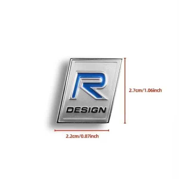 Emblem R-Design silver 2,2 x 2,7 cm 1-pack till Volvo