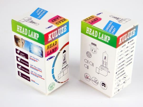 HB4 9006 5000k white halogen 55w lampor