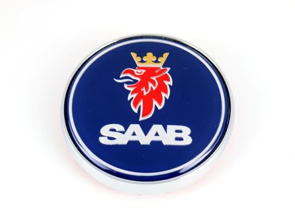 Emblem SAAB 68 mm 3-pin 1-pack motorhuv