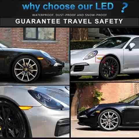 LED dynamisk sidoblinkers Porsche 911 Boxter Cayman