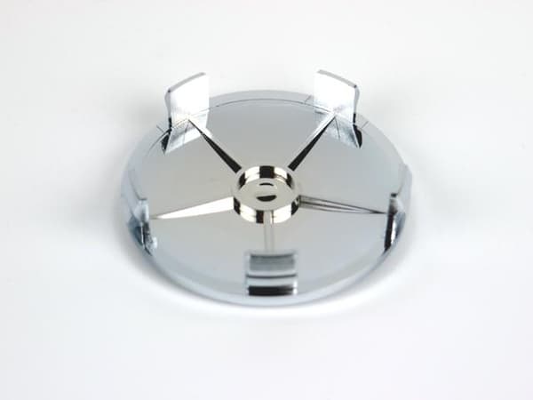 Centrumkåpor krom 68mm passar 65mm hål 4-pack