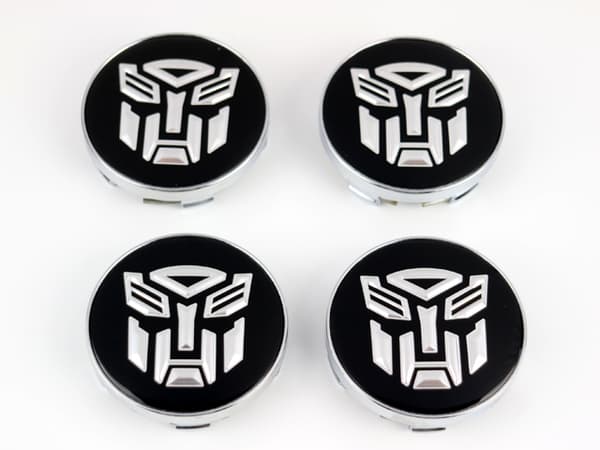 Transformers Autobots Centrumkåpor till fälgarna 60mm 4-pack