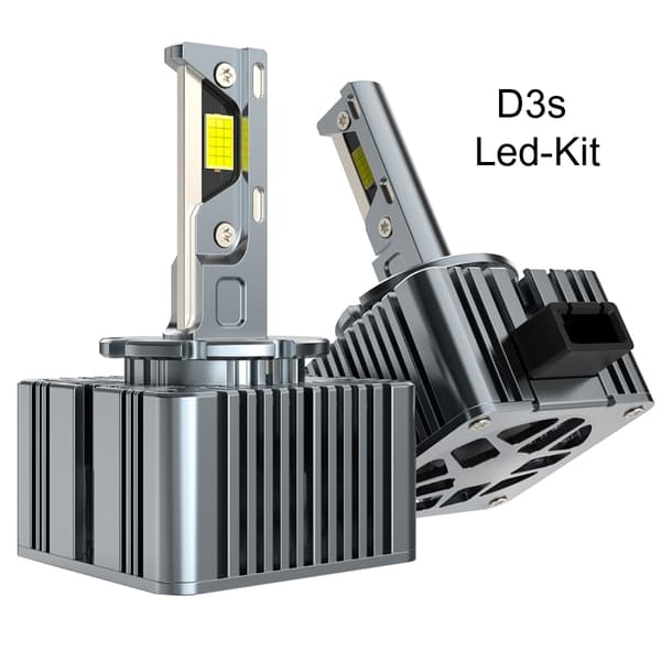 S-33  D3S LED-kit 5500 lumen 2-pack 6000K xenonvit S33