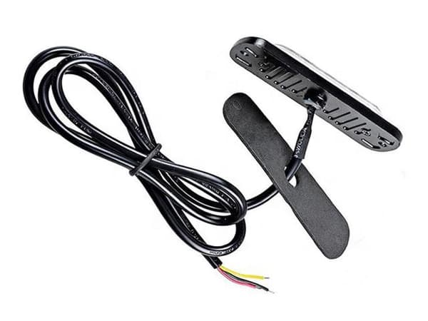 Markeringsljus blå blixtljus LED-lampor 2-pack 12V/24V