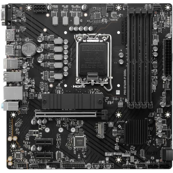 Emolevy - MSI - PRO B760M-P DDR4
