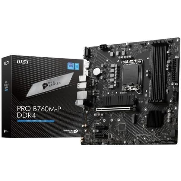 Emolevy - MSI - PRO B760M-P DDR4