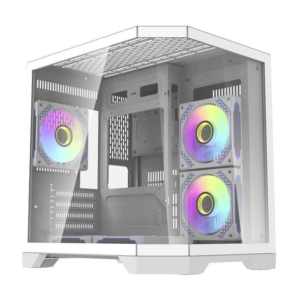 Datorlåda - sidopanels Darkflash Datorlåda ML Darflash FT350 + 5 aRGB-fläktar (vit)