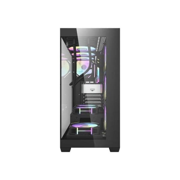 PC-chassi - DARKFLASH - DS900 - ATX-torn - Härdat glas - Svart