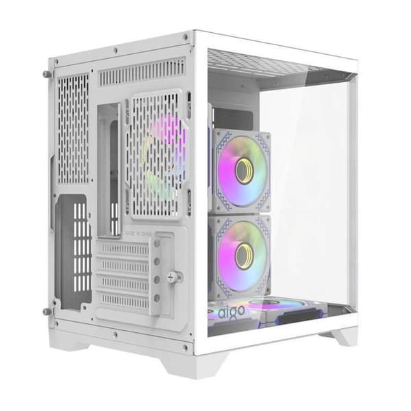 Datorlåda - sidopanels Darkflash Datorlåda ML Darflash FT350 + 5 aRGB-fläktar (vit)