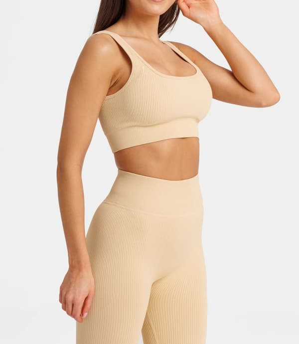 YogatightsTräningstights Ribbade Tights