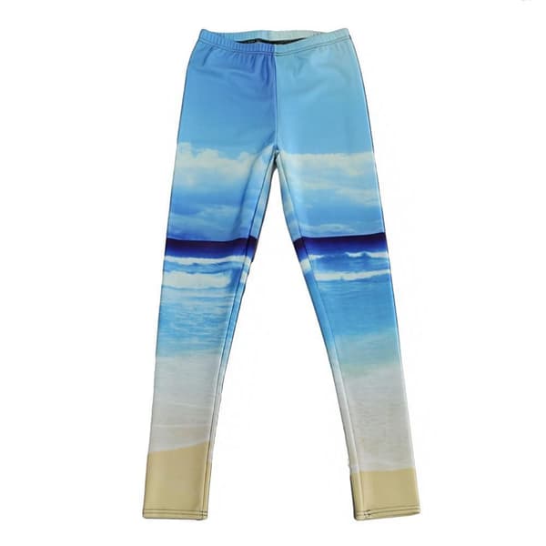 Blå Strand Leggings