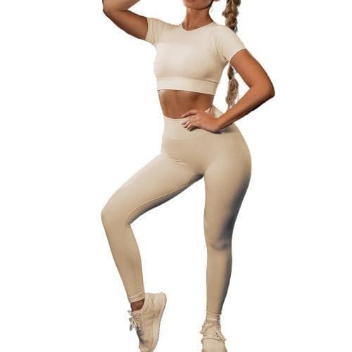 Vit Leggings med hög midja