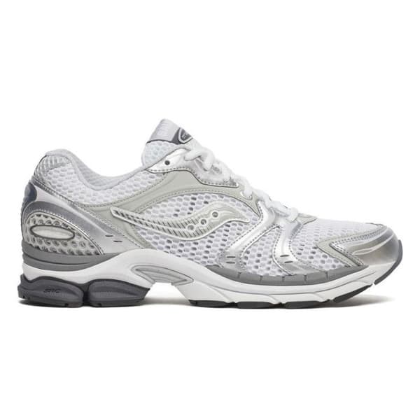 Vita och Silver Saucony PROGRID TRIUMPH 4
