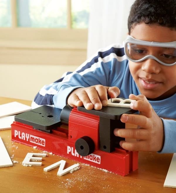 The Cool Tool - PLAYmake 4 in 1 Woodworking Workshop