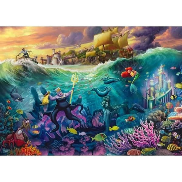 Pussel 1000 bitar: Disney, Den lilla sjöjungfrun, Ursula