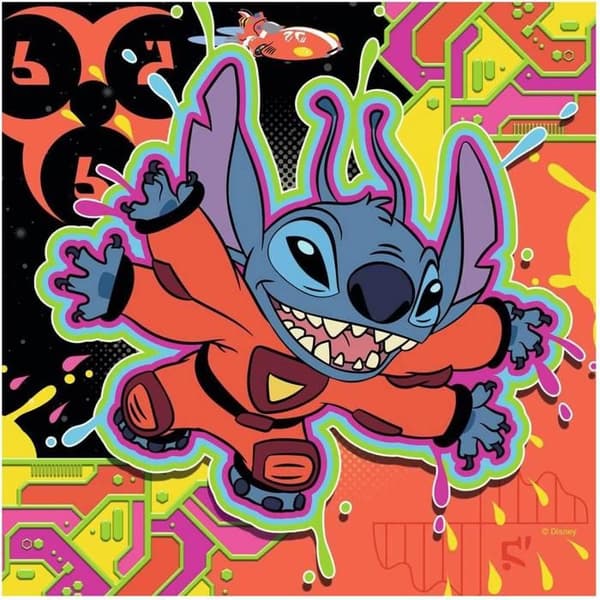 Pussel 3x49 bitar: Disney Stitch