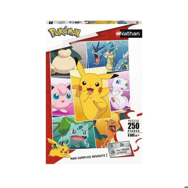 Pussel med 250 bitar: Typer av Pokémon