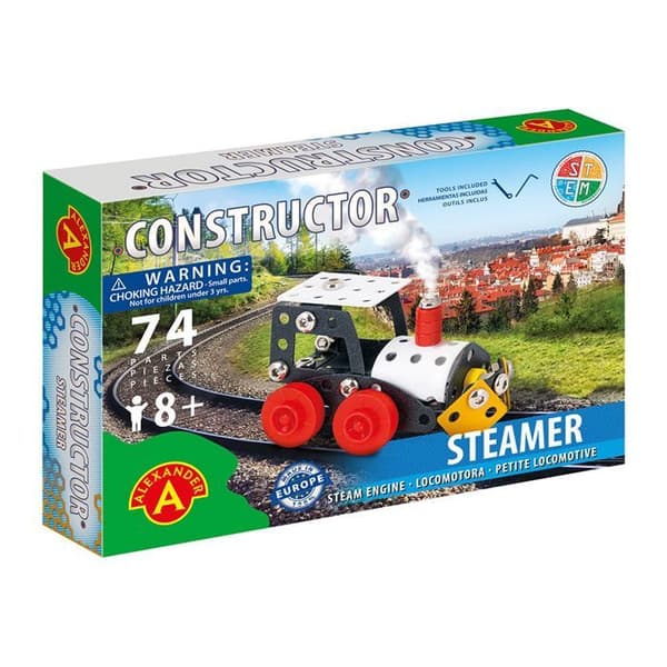 Alexander Toys - Constructor Steamer - Lokomotiv
