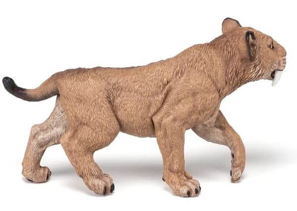 Förhistorisk figur: ung Smilodon