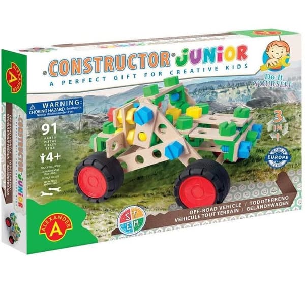 Alexander Toys - Constructor Junior 3x1 - Terrängfordon