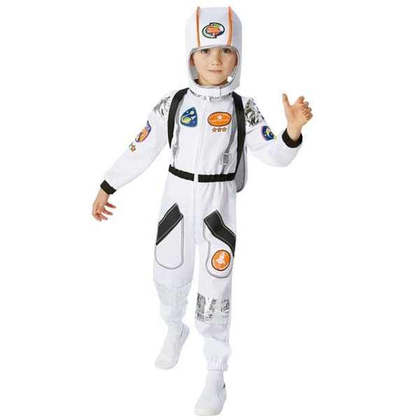 Astronautdräkt med hjälm för barn