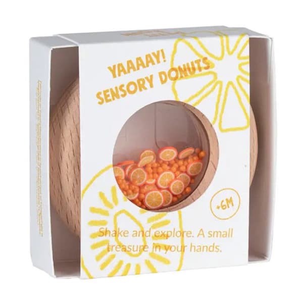 Petit Boum - Donut sensorisk Apelsiner - COOL KIDS PROJECT