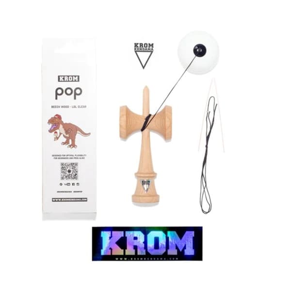 KROM Kendama - Krom Kendama Pop Lol Vit - KROM