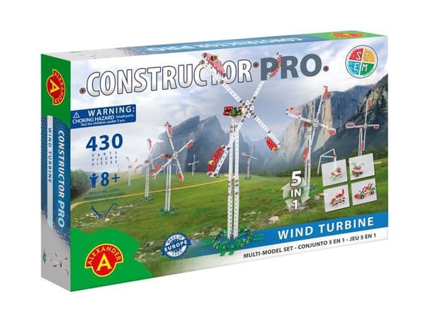Alexander Toys - Constructor Pro - Vindkraftverk 5 i 1