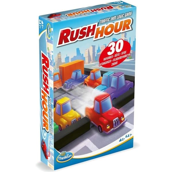 Logikspel - RAVENSBURGER - Mini spel Rush Hour - kompakt version - 30 utmaningar - fickformat