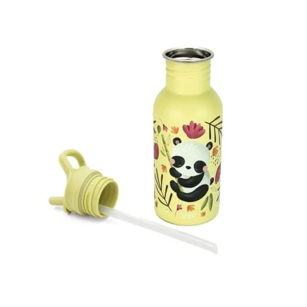 Sassi Junior - Gnummy panda rostfri flaska 500 ml