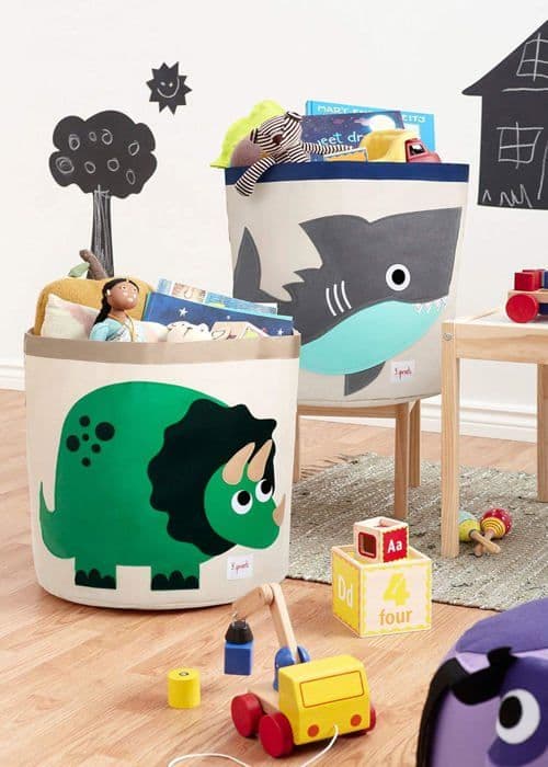 3 groddar Shark Toy Bag