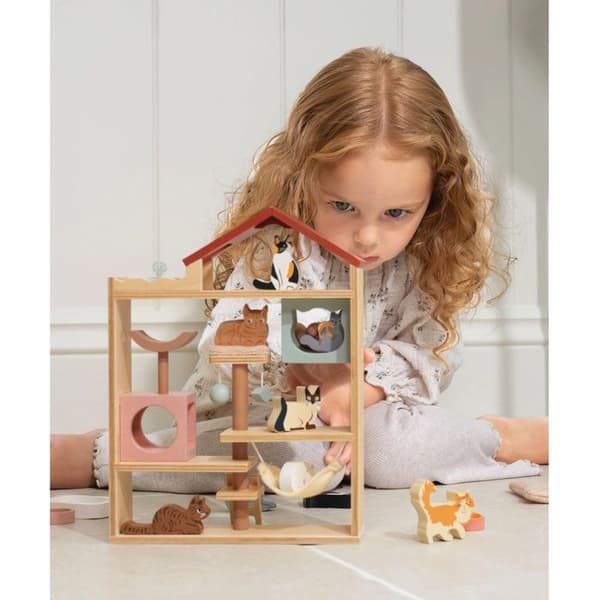 Tender Leaf Toys - Katt hotell - DAM