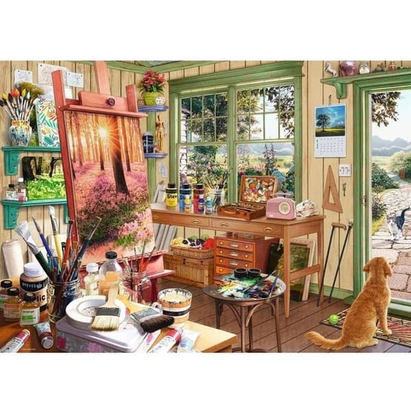 Pussel 1000 bitar - Le Cabanon d'artiste